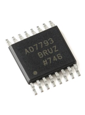原装正品 AD7793BRUZ-REEL TSSOP-16 24位Σ-Δ模数转换器(ADC)