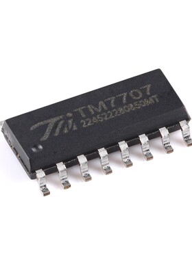 原装正品 TM7707 SOP-16 双通道全差分输入的24位A/D转换芯片