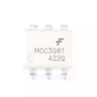 原装仙童 DIP-6 MOC3081M 光电耦合器 三端双向可控硅输出
