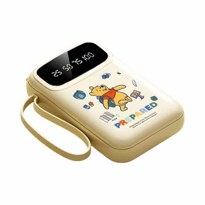 Disney/迪士尼超级快充迷你自带4线充电宝移动电源通用型好用便携