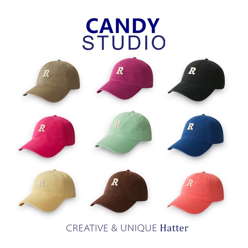 R标咖啡色棒球帽大头围显瘦