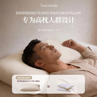 氧家荞麦枕头枕芯健身专用肩颈支撑高枕加厚加高加硬不塌陷荞麦壳