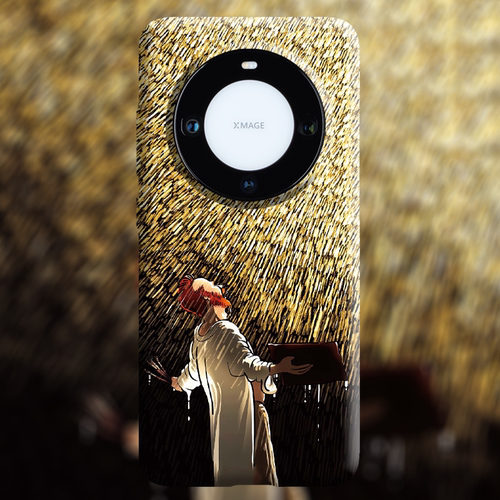 华为mate50磨砂硬壳送膜