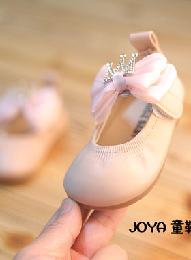 女童皮鞋16-25码舒适公主鞋