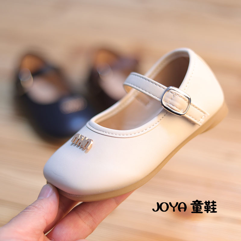 女宝宝方头小皮鞋女童鞋子