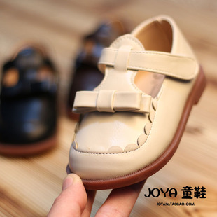 百搭休閑透氣淺口小皮鞋 女童春鞋 2022新款 公主潮日系時(shí)尚 女寶單鞋
