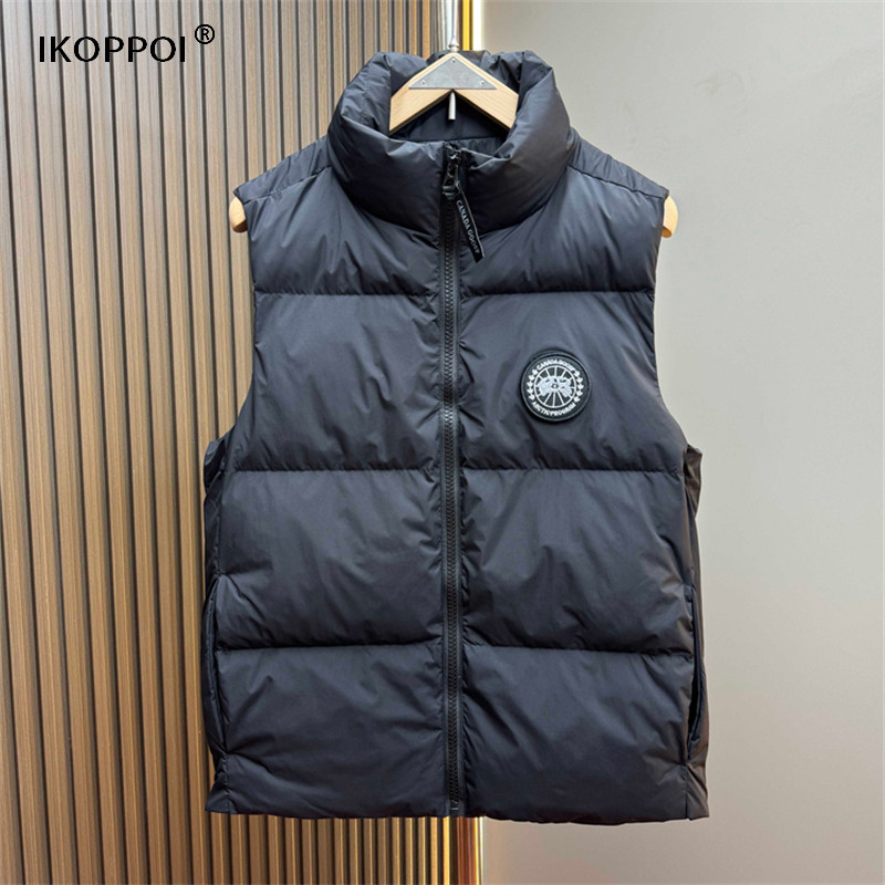 轻奢男士立领羽绒棉马甲2025秋冬新款工装白鸭绒坎肩休闲保暖外套,男装,羽绒马甲,淘宝优惠券,粉丝福利购,淘宝优惠卷