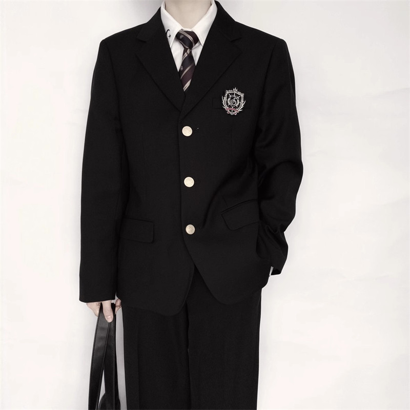 高端dk制服正统学院风全套男2025春秋季西服外套衬衫裤领带套装潮