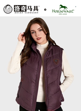 horseware女款联名双面马甲马术背心骑马加厚保暖骑士冬款HW85068