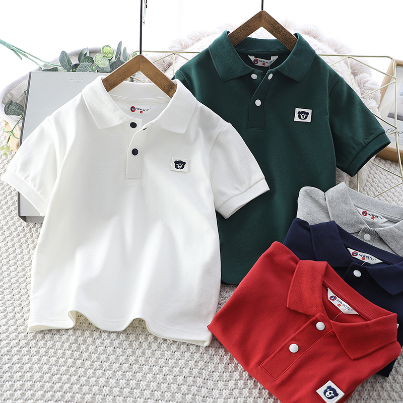 高品质童装男童夏装翻领POLO衫