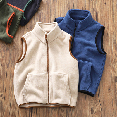 摇粒绒马甲儿童抓绒背心保暖马夹