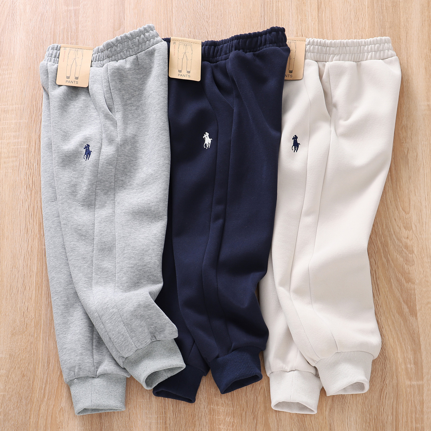 高品质童装男童春秋新款小马卫裤