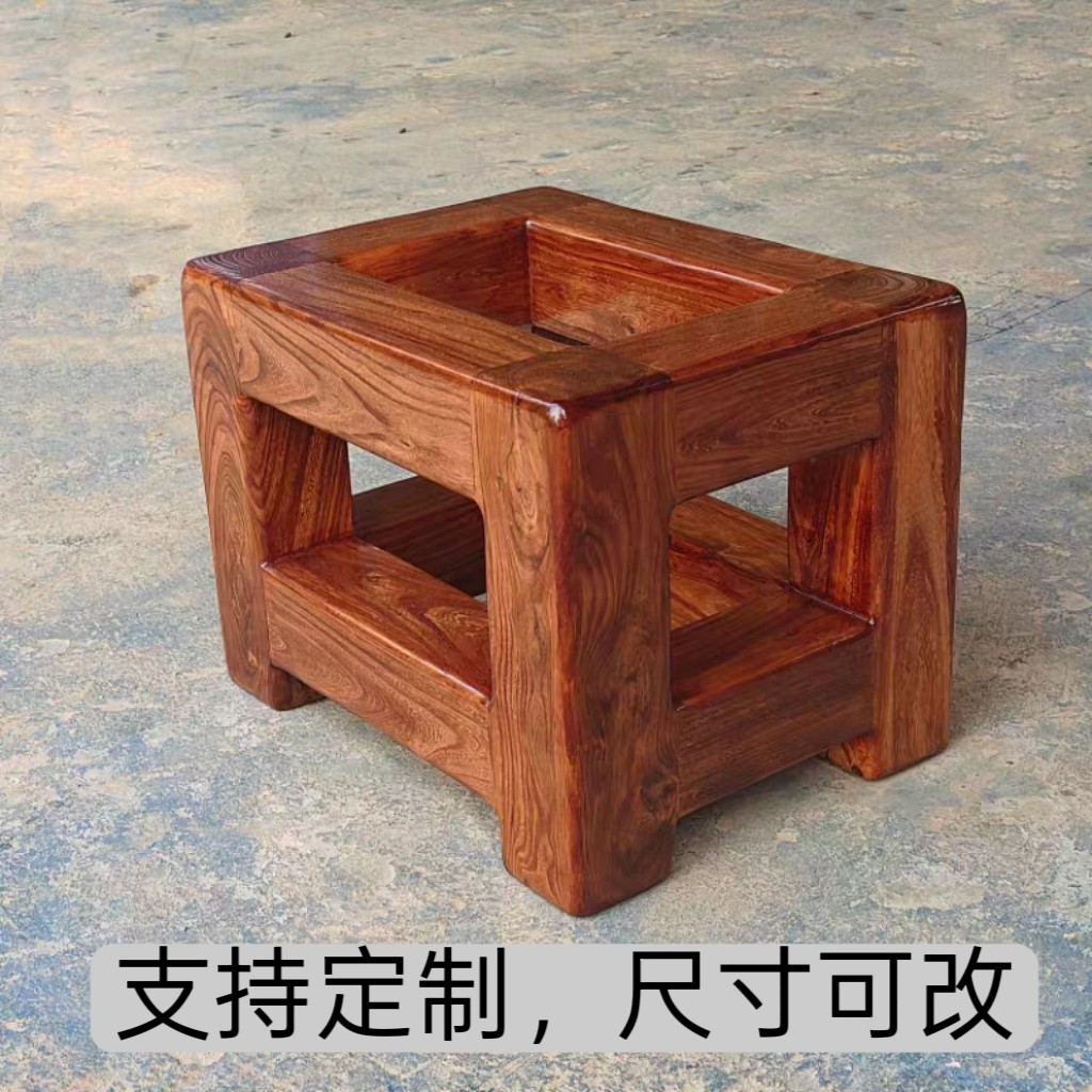 音箱支架环绕音响架落地架子实木落地书架箱脚架木机架子方形底座