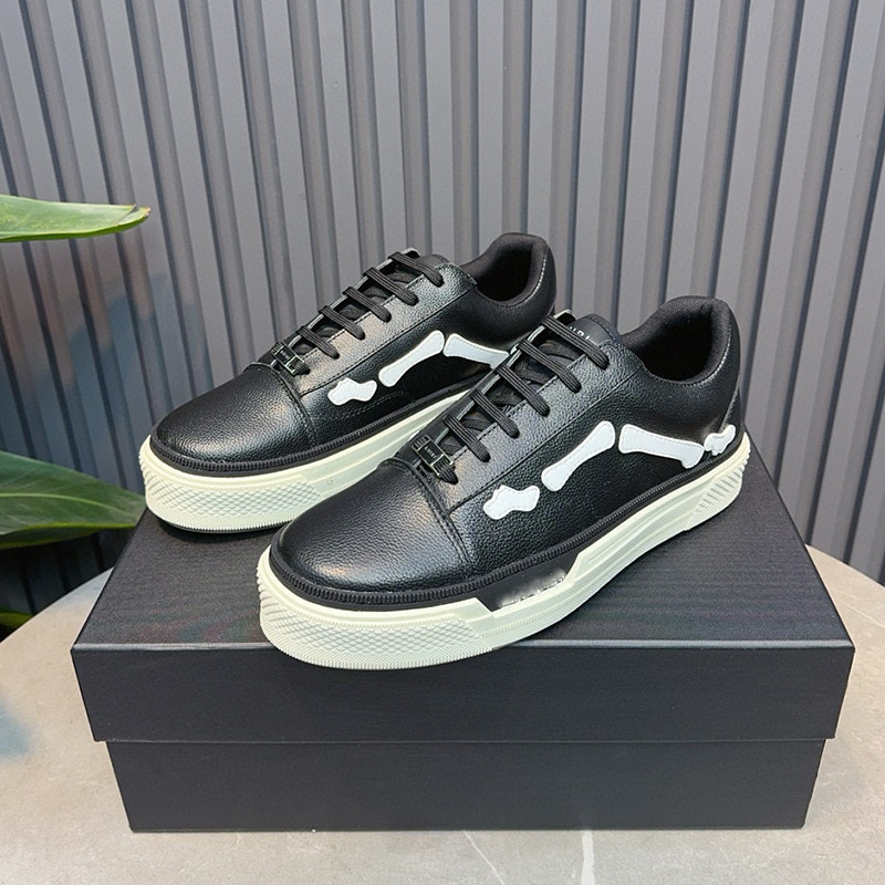 来瑞克思26春秋新款网红潮牌男士骨头联名板鞋运动休闲鞋厚底男鞋