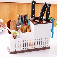厨房用品大号筷子筒加厚塑料刀架筷笼沥水餐具置物架铲勺收纳架盒