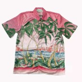 casabulca 风椰树休闲度假衬衣 衬衫 casablanca 度假夏日晚霞短袖