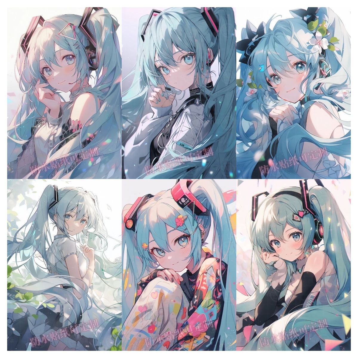 初音未来海报贴纸贴墙电