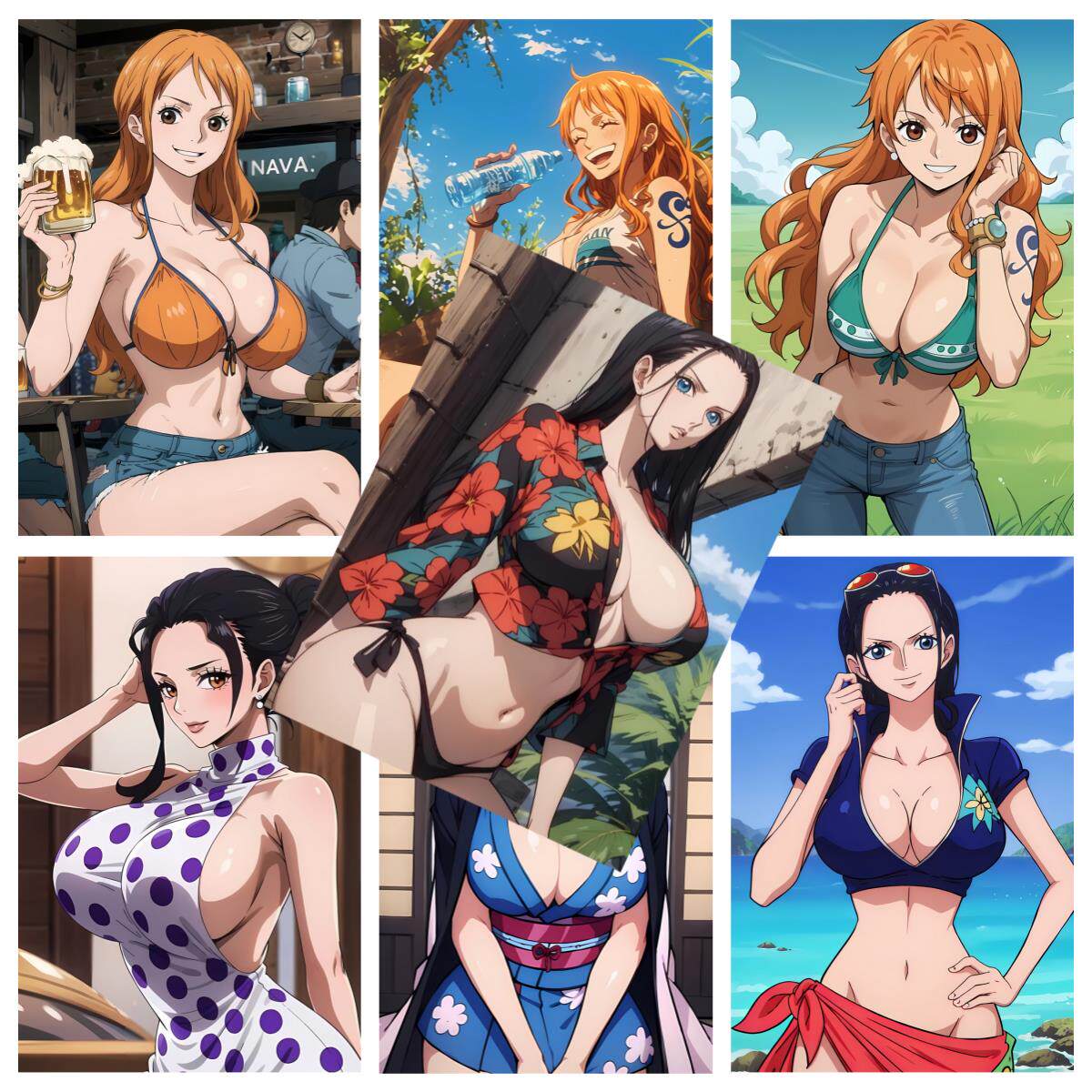 海贼王娜美罗宾动漫周边
