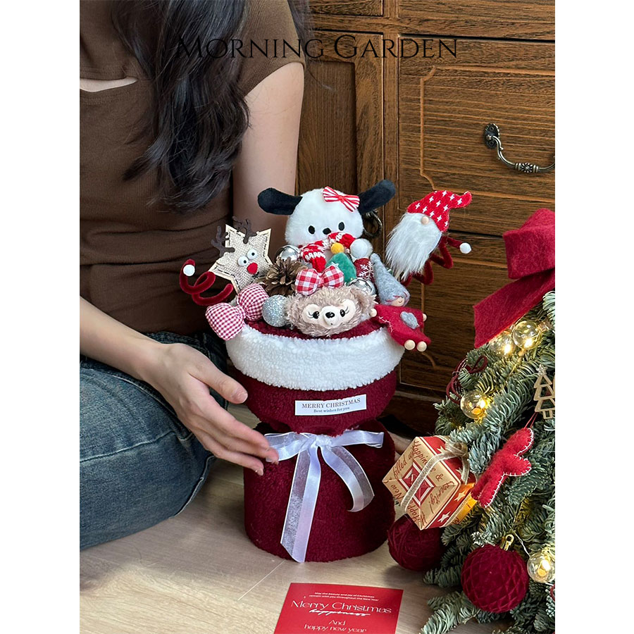 Morning Garden圣诞节玩偶花束节日礼物