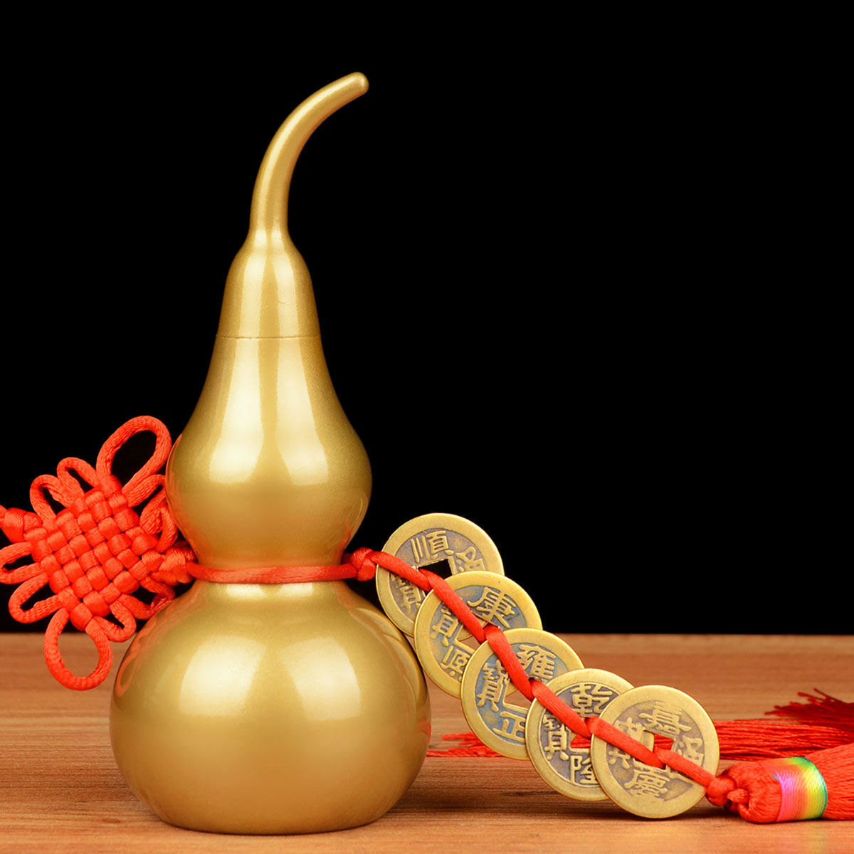 铜葫芦挂件小号开盖开口空心葫芦摆件装饰品工艺品办公室吉祥挂饰