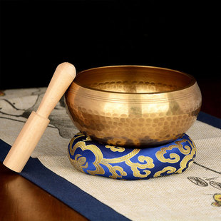 速发阁钵音碗手工佛音冥想颂钵盂月钵铜尼泊尔满磬梵音钵铜钵纯铜