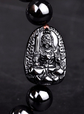 极速黑曜石十二生肖本命佛手链男女款生肖手串饰品S12属相手串创