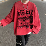 直播品质!新品秋冬重磅水洗做旧圆领卫衣XZ203-W610-P58.，男装卫衣，星座203