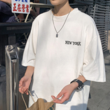 XZ203-T520-P2823夏季新款印花圆领宽松T恤短袖.，男装T恤，星座203