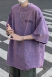 XZ203-SX214-P3823夏季新品水洗做旧短袖T恤..，男装T恤，星座203