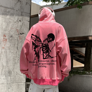 直播品质! 秋冬重磅水洗做旧连帽卫衣 XZ203-SW632-P68图片