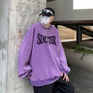 直播品质! 秋冬重磅水洗做旧圆领卫衣 XZ203-SW642-P58图片