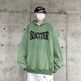 直播品质!秋冬重磅水洗做旧连帽卫衣XZ203-SW629-P68，男装卫衣，星座203