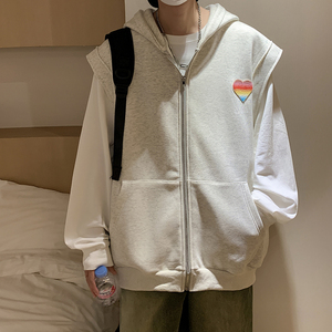 XZ203-W80-P68 抖音供货重磅420克加厚婴儿绒连帽马甲卫衣图片