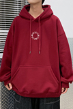 冬装新品加绒加厚连帽印花卫衣XZ203-W99-P60，男装卫衣，星座203