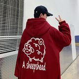 抖音品质秋冬加绒加厚连帽长袖卫衣65棉XZ203-W91-P60，男装卫衣，星座203