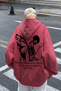直播品质! 秋冬重磅水洗做旧连帽卫衣 XZ203-SW632-P68....图片