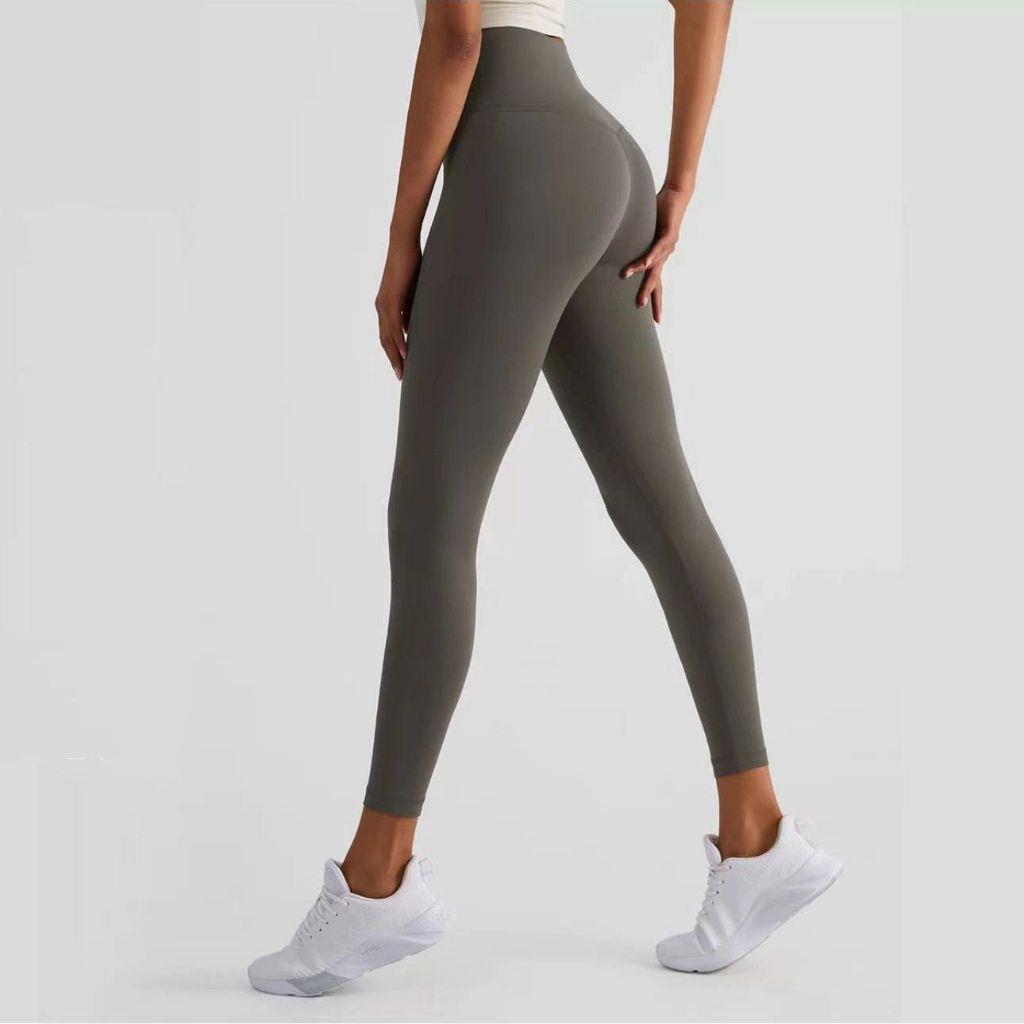 Peach butt naked sports yoga pants high waist hip lift no