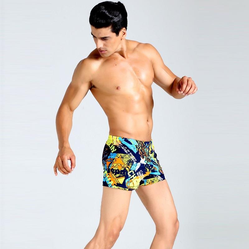 Swim trunks mens swimming fashion boxer plus size beach hot