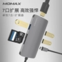 Momax Momis Type-C7 in 1 dock mở rộng Bộ chuyển đổi máy tính Apple-type docking adaptor bộ chuyển đổi macbook USB sang sét hdmi - USB Aaccessories den led usb