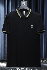 欧货高品质丝光棉2023夏季新款男士短袖POLO衫 5506-P75 白 沙发图片