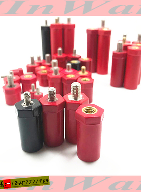 jyz绝缘子 低压sb绝缘柱14*30新能源隔离柱 阴阳绝缘支柱m4 5螺丝