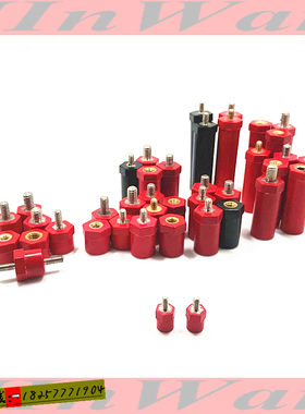 m3低压绝缘子 jyz-8*10红色 新能源绝缘固定桩 sb 变频隔离绝缘柱