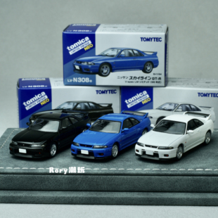 tlv日产NISSAN N308 GTR R33 v-spec LM勒芒 64车模多美卡TOMYTEC
