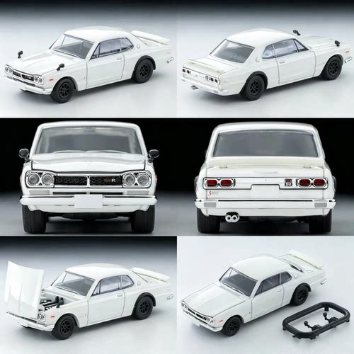 TLV 日产Nissan Skyline N380a 2000GT-RRS白 1:64多美卡TOMYTEC