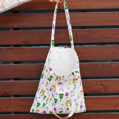 包邮款棉麻单肩耶诞树帆布简约女包麋鹿耶诞礼物环保袋购物袋,收纳整理,购物袋/环保袋/帆布袋,淘宝优惠券,粉丝福利购,淘宝优惠卷