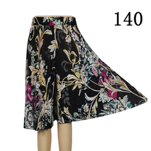 老人休闲舒适中裤 夏季 裙女老太太冰丝阔腿裙裤 短裤 奶奶加肥加大码