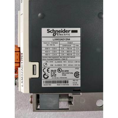 Schneider 施耐德 LXM32AD12N4 BMH1001P16A2A 原装拆机伺服电机