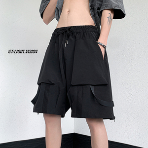 夏季男士短裤五分裤裤子工装宽松潮牌休闲潮流1401-DK73-P35大货