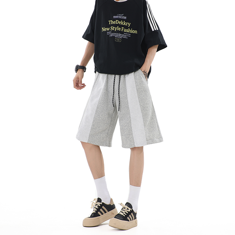 夏季新款休闲宽松运动舒适潮流五分短裤男1401-DK94-P30，男装牛仔裤，星座1401