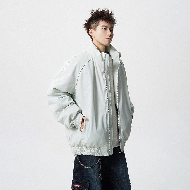 秋冬棉衣立领宽松休闲潮流保暖棉服加厚外套MY2588-特批P65有货,男装棉衣,星座1401